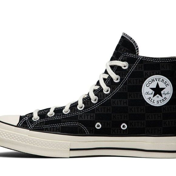 Converse Chuck 70 High x KITH 'Black Monogram' 2019 Men's Size 7.5 Womens 9.5 - Picture 4 of 12
